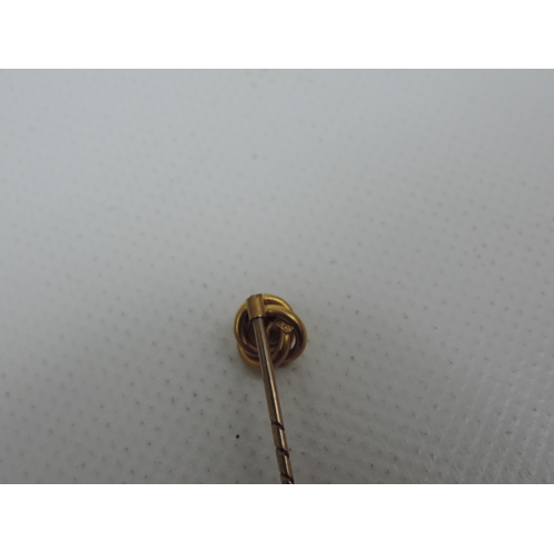 230 - 18ct Gold Turquoise Set Stick Pin