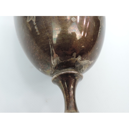 216 - London Silver Chalice - Engraved 'Bideford Show 1932 Children's Jumping'