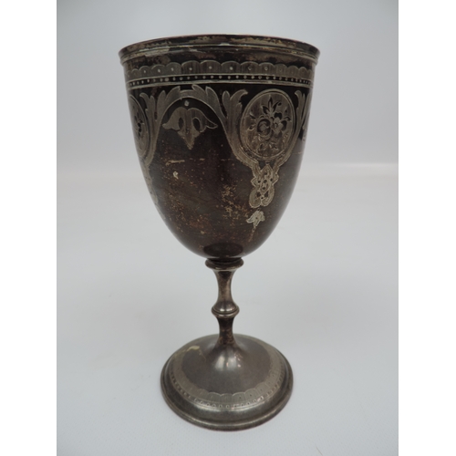 216 - London Silver Chalice - Engraved 'Bideford Show 1932 Children's Jumping'