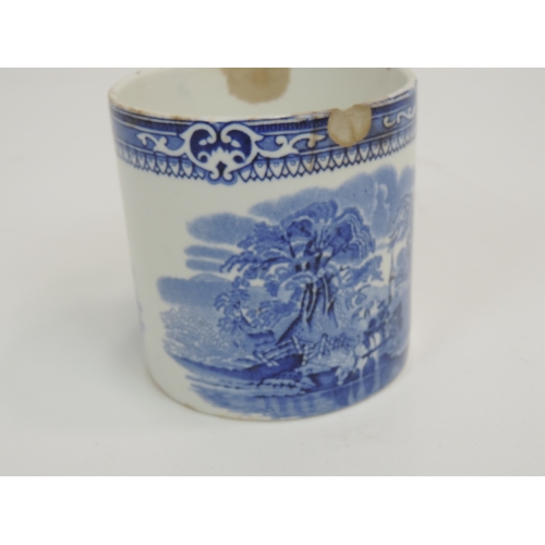 101 - 2x Pieces of Blue and White - Jug and Pot