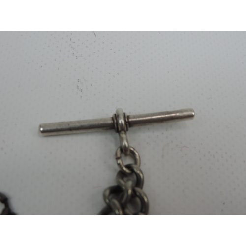 285 - Silver Albert Watch Chain