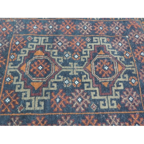 546 - Hand Knotted Prayer Mat - 28