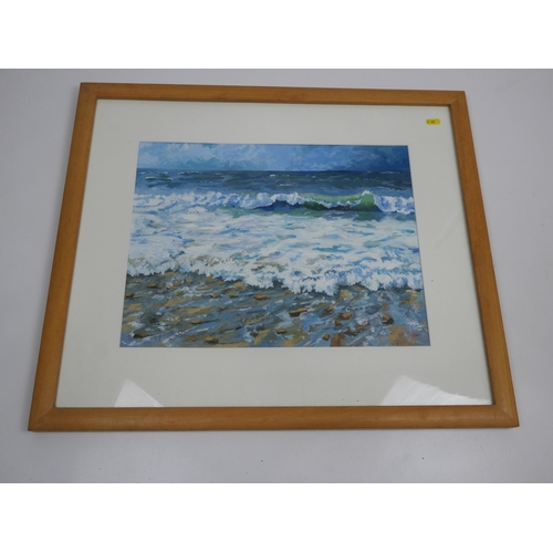 211 - Framed Acrylic Signed Sophie Brown