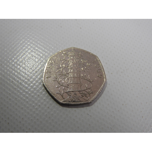 235 - Authentic Kew Gardens 50 Pence Coin 2009 - Circulated