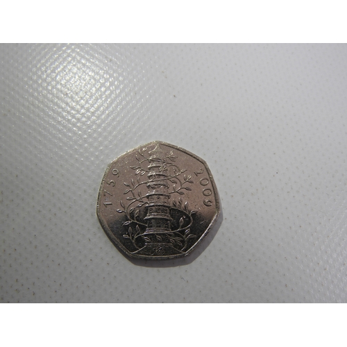 235 - Authentic Kew Gardens 50 Pence Coin 2009 - Circulated