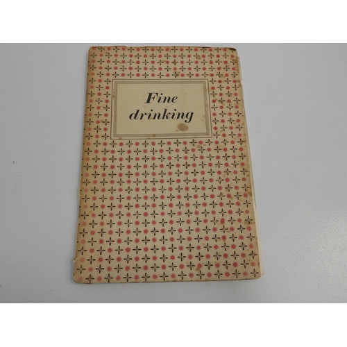 447 - Book: Fine Drinking Issued by Blumenthals Ltd