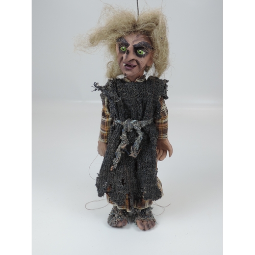 102 - Vintage Czech Marionettes Witches