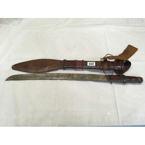 205 - 19th Century Mandike Tribal Sword