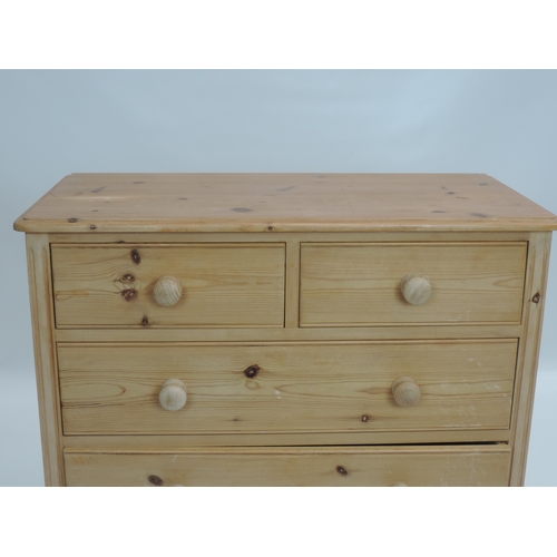 650 - Pine Two over Three Chest of Drawers