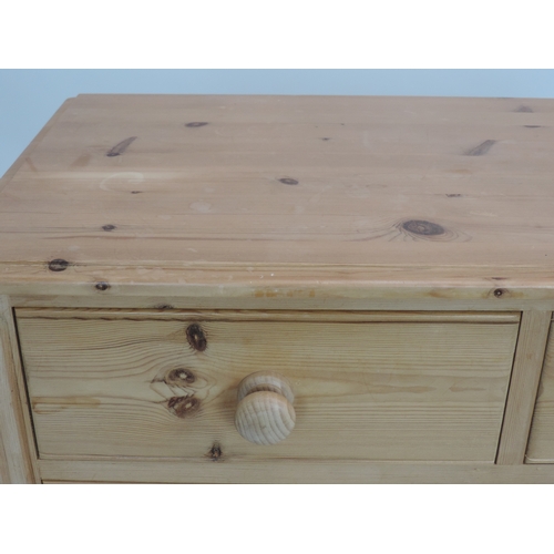 650 - Pine Two over Three Chest of Drawers