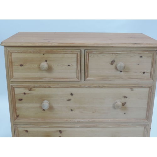 247 - Pine Two over Two Chest of Drawers