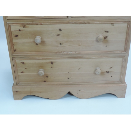 247 - Pine Two over Two Chest of Drawers