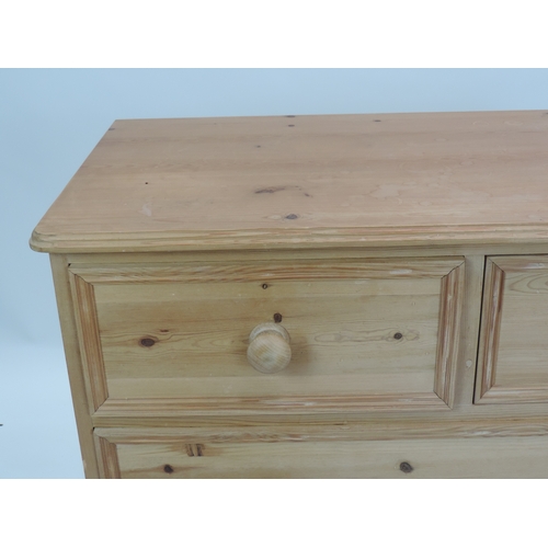 247 - Pine Two over Two Chest of Drawers