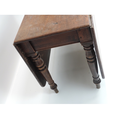 476 - Victorian Mahogany Drop Flap Table