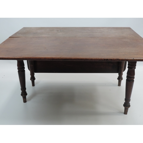 476 - Victorian Mahogany Drop Flap Table