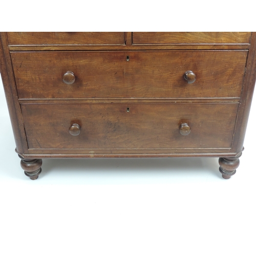 279 - Victorian Mahogany Two over Two Chest of Drawers