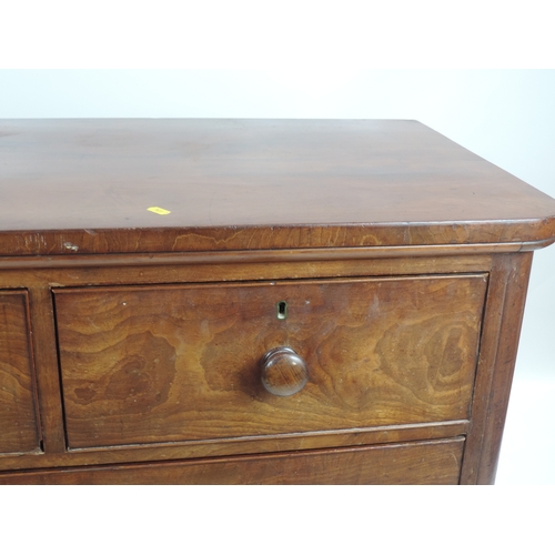 279 - Victorian Mahogany Two over Two Chest of Drawers