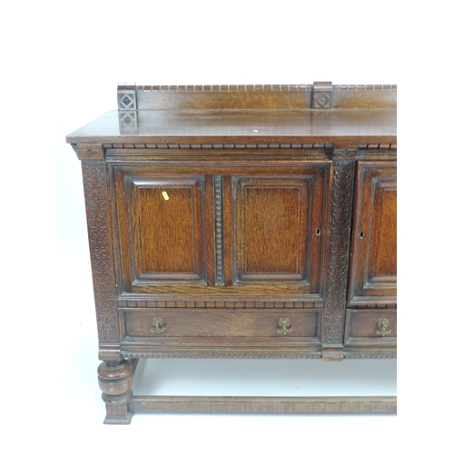 250 - Edwardian Oak Sideboard