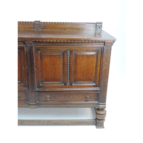 250 - Edwardian Oak Sideboard