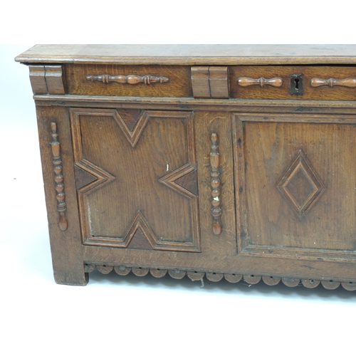 432 - Victorian Oak Coffer