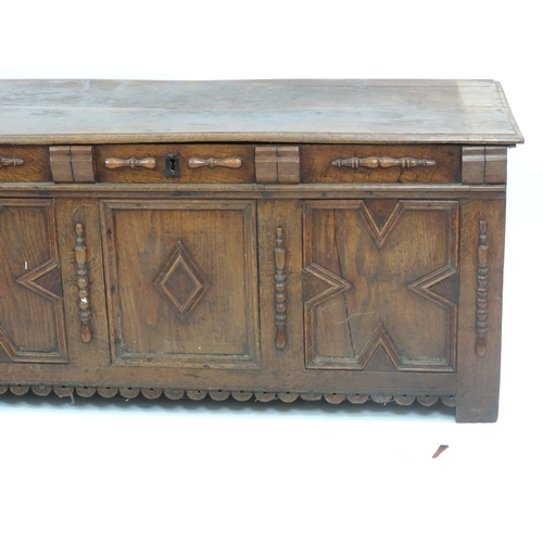 432 - Victorian Oak Coffer