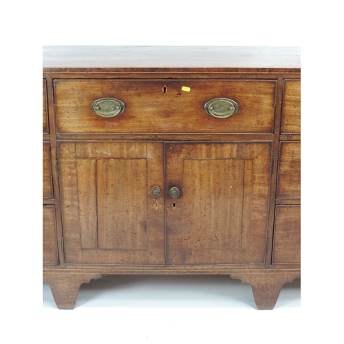 571 - Victorian Mahogany Sideboard Seven Drawers Surrounding Central Cupboard