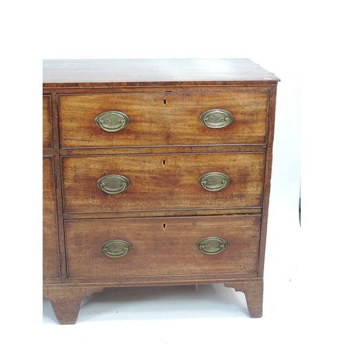 571 - Victorian Mahogany Sideboard Seven Drawers Surrounding Central Cupboard