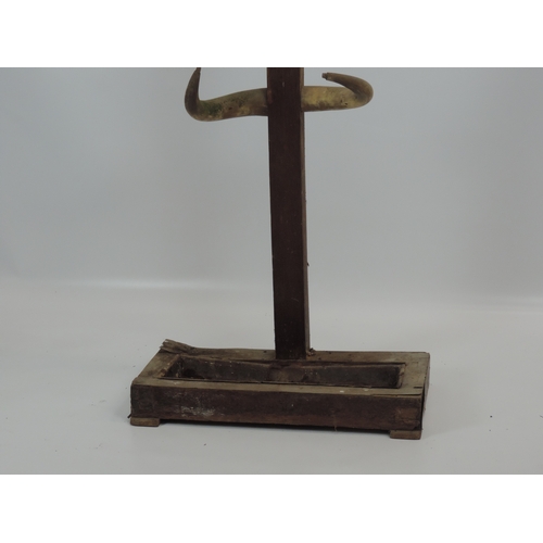 437 - Cow Horn Coat Stand