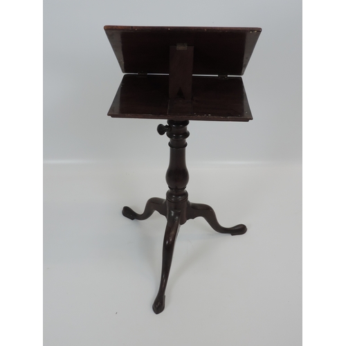 33 - 19th Century Mahogany Folio Stand