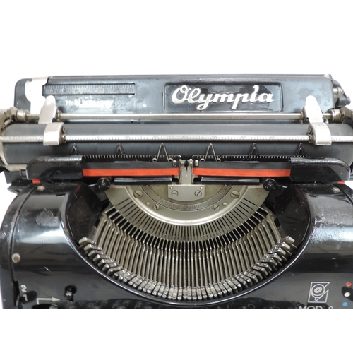 142 - 1933 Olympia Typewriter in Working and Useable Condition