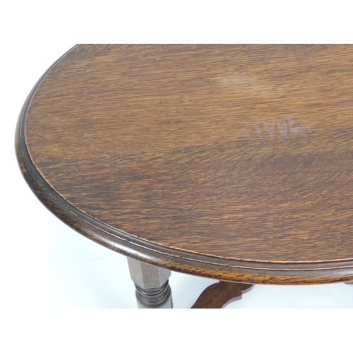 426 - Oval Oak Occasional Table