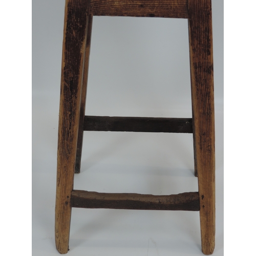 230 - Victorian Pine Stool