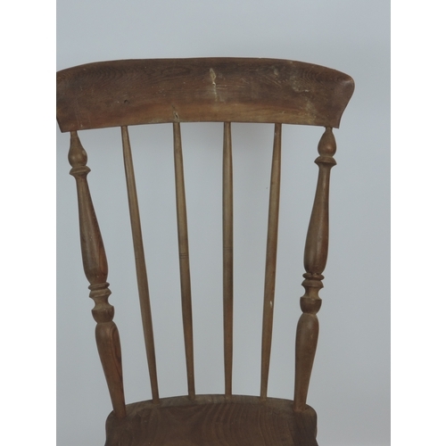 235 - Pine Stick Back Chair