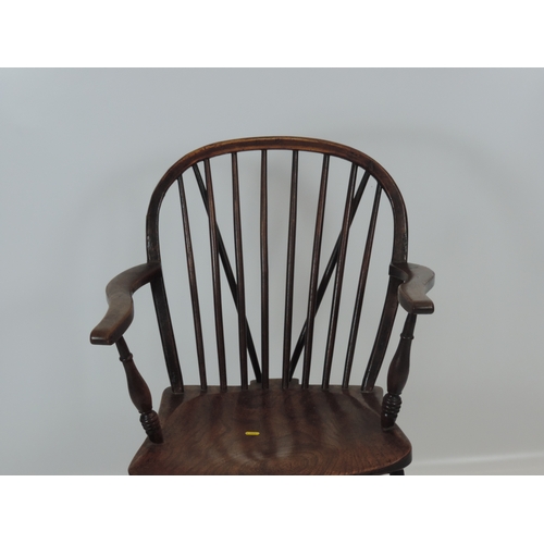 445 - Elm Stick Back Country Chair