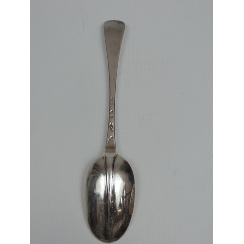 37 - A GI Silver Table Spoon - Hanoverian Pattern with Pointed Drop initialled to the Terminal Underside ... 