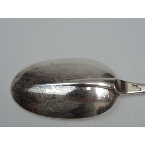 37 - A GI Silver Table Spoon - Hanoverian Pattern with Pointed Drop initialled to the Terminal Underside ... 