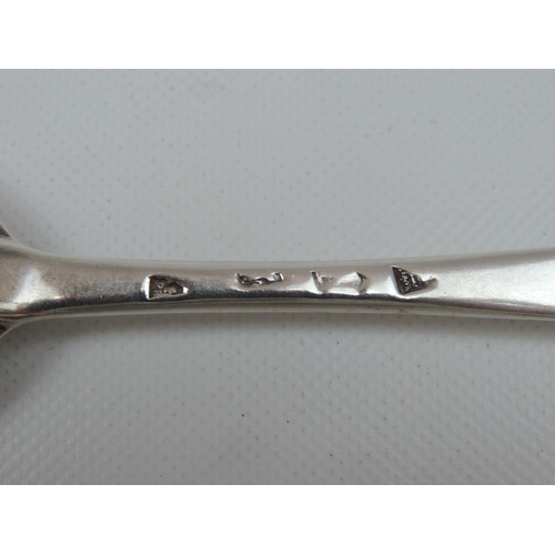 38 - A GI Silver Table Spoon - Hanoverian Pattern with Pointed Drop not initialled - Hallmarked for Londo... 