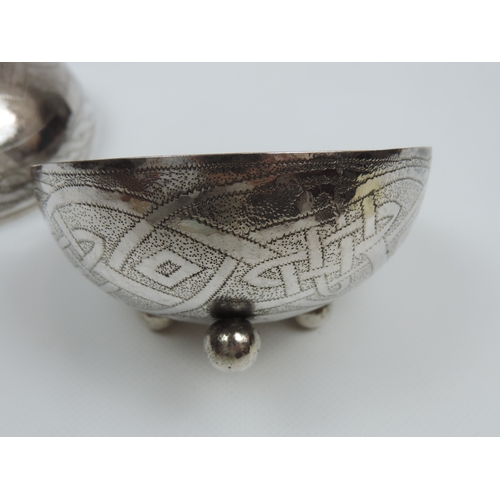 416 - A Nigerian White Metal (Low Grade Silver) Covered Dish - Marked to the Base for Aikena Amadu, Kano (... 