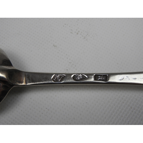 353 - A GII Silver Table Spoon - Hanoverian Pattern with Pointed Drop not Initialled - Hallmarked for Lond... 