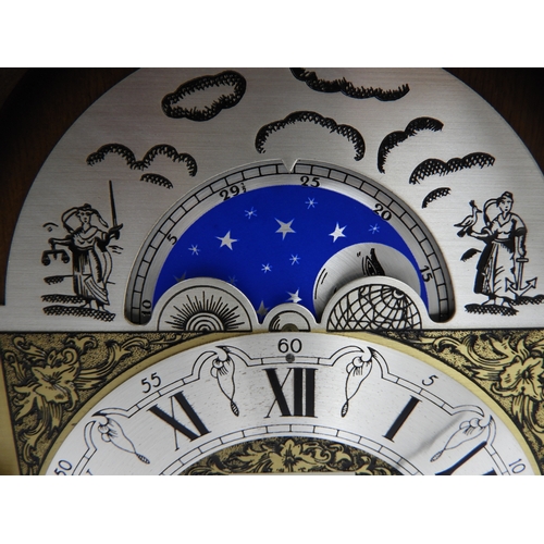 435 - Moon Phase Hermle Mantel Clock