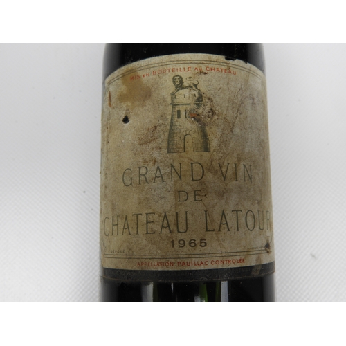 149 - Half Bottle 1965 Chateau Le Tour