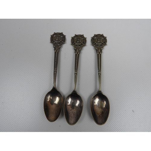 17 - Birmingham Silver Photo Frame and Silver Teaspoons