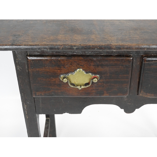 427 - 19th Century Oak Table with Two Drawers under