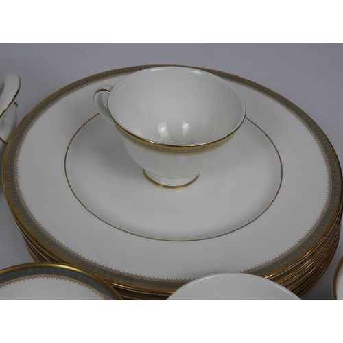 145 - Royal Doulton Clarendon H49663 Bone China Part Dinner Service - To include 6x Soup Cups and Saucers