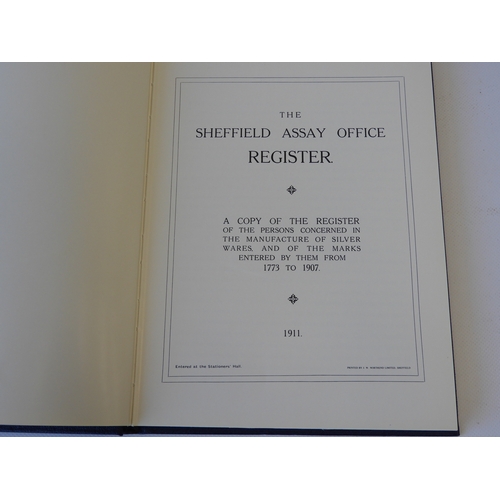 611 - Silver Book: Sheffield Assay Office Register, A Copy of the Register of the Persons Concerned in the... 