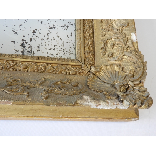 456 - Period Mirror in Ornate Gilt Frame - Damage to Frame