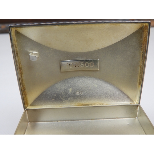 35 - London Sterling Silver Music Box with Gold Decoration Limited Edition 107/500 Made by The St James C... 