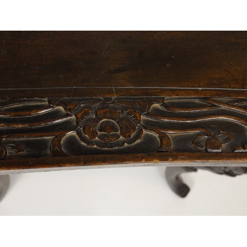 6 - Small Carved Table