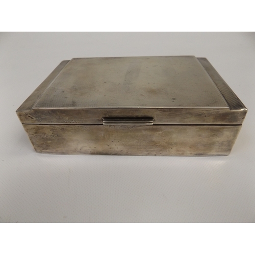 8 - Art Deco Chester Silver Cigarette Box