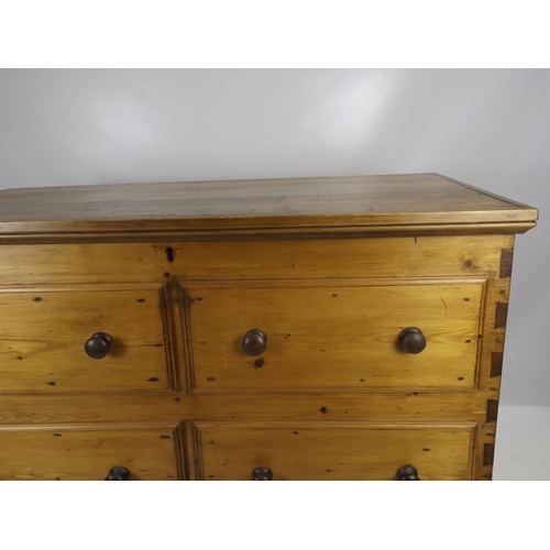 5 - Pine Mule Chest with Two Drawers